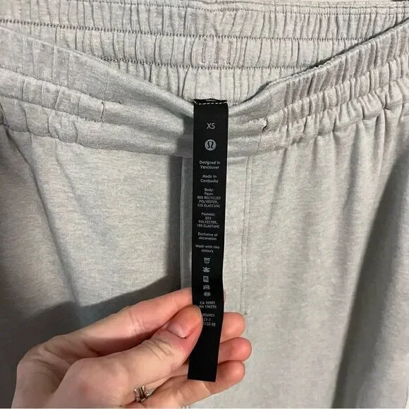 Lululemon Marled Gray Jogger Sweatpant